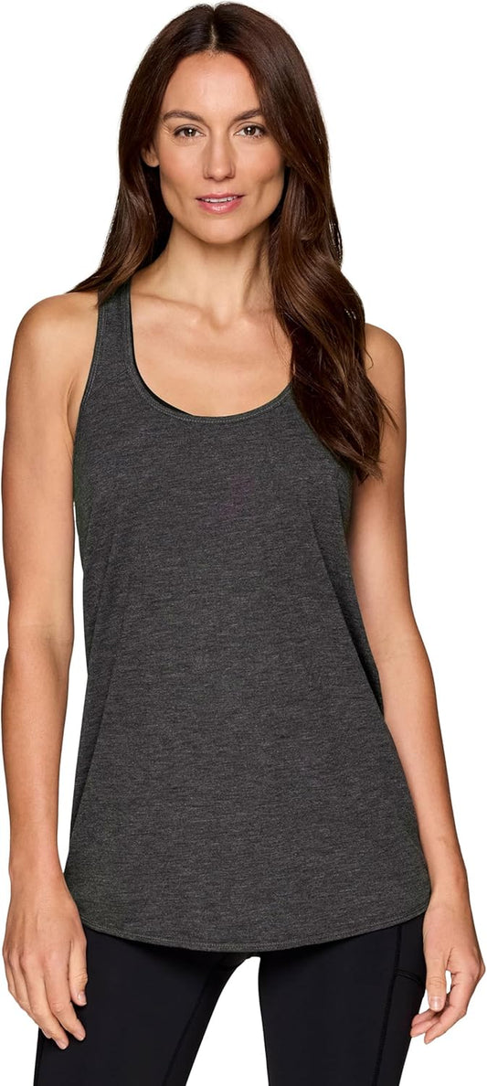 Active Workout Tank Top for Women Racerback Flowy Yoga Top Fashion Detail