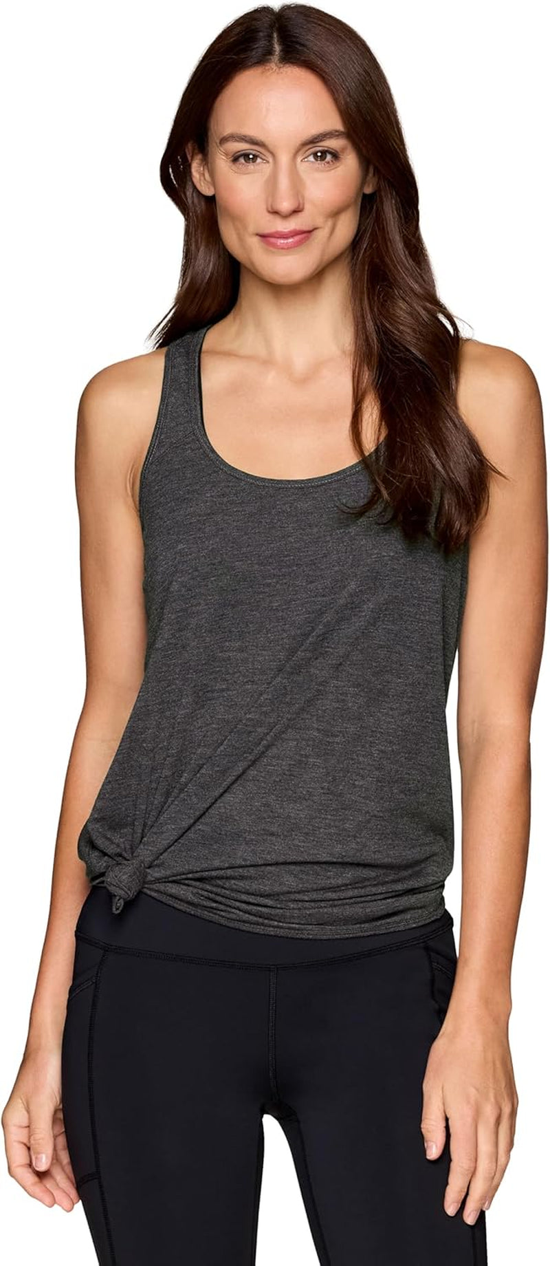 Active Workout Tank Top for Women Racerback Flowy Yoga Top Fashion Detail